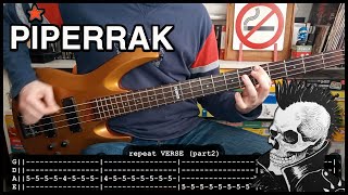 PIPERRAK - Kualkier día (BASS TABS) [lyrics + PDF]