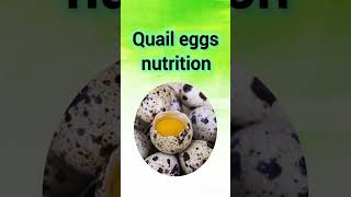 Quail Eggs Nutrition #healthyfood #eggs #nutrition