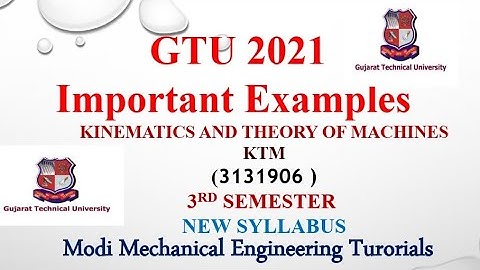 GTU EXAM 2021 | KTM | KINEMATICS OF MACHINE | GTU IMPORTANT THEORY | NEW SYLLABUS KTM IMP GTU EXAM