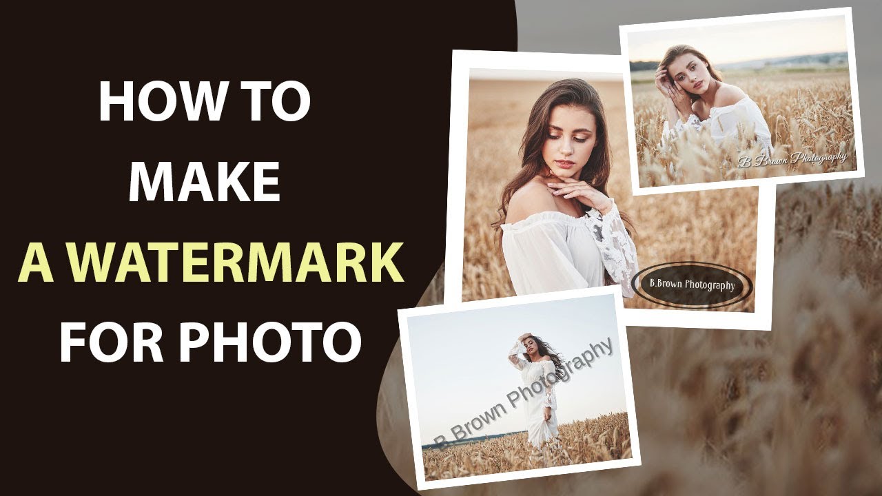 How To Create A Watermark For Photos 2 Minute Tutorial YouTube How To Create A Watermark For Photos 2 Minute Tutorial YouTube