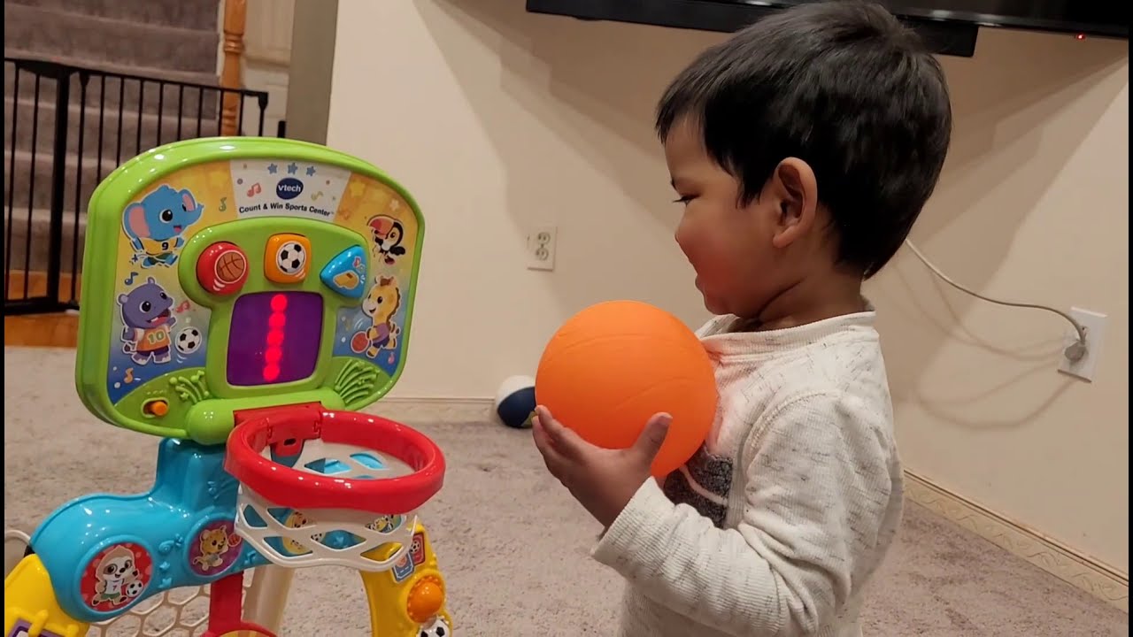 VTech Count & Win Sports Center with Basketball and Soccer Ball
