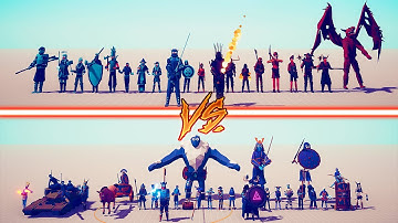 ICE AND FIRE TEAM vs SECRET + LEGACY TEAM - Totally Accurate Battle Simulator | TABS