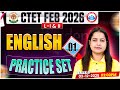 CTET FEB 2026 English Classes | CTET English Practice Set 01 | CTET English MCQs By Kiran Mam