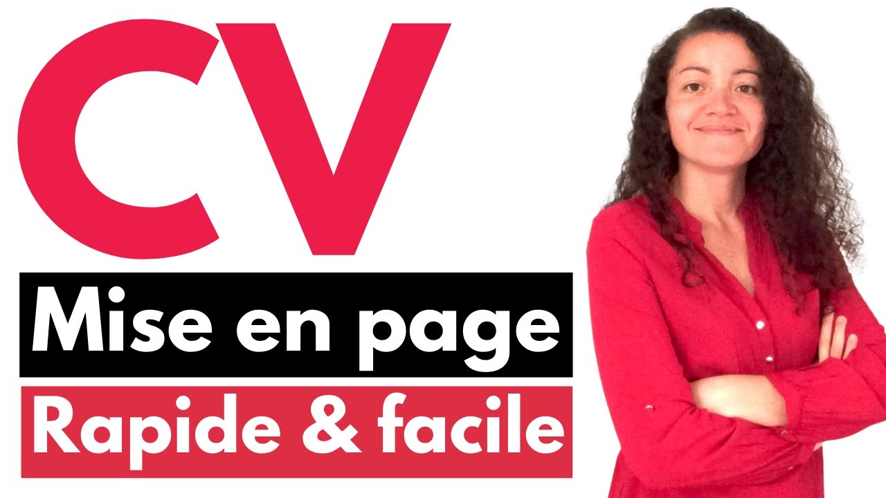 CV: mise en page rapide et facile