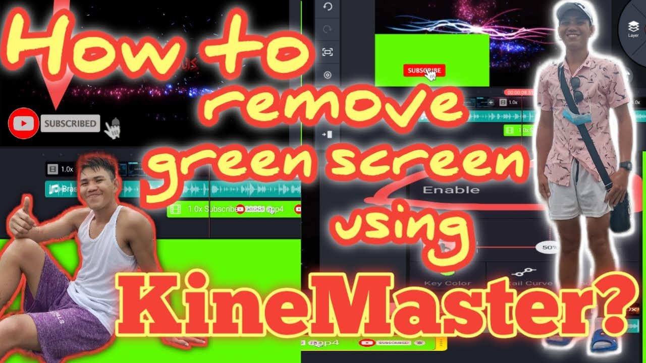 How to remove green screen in KineMaster 
