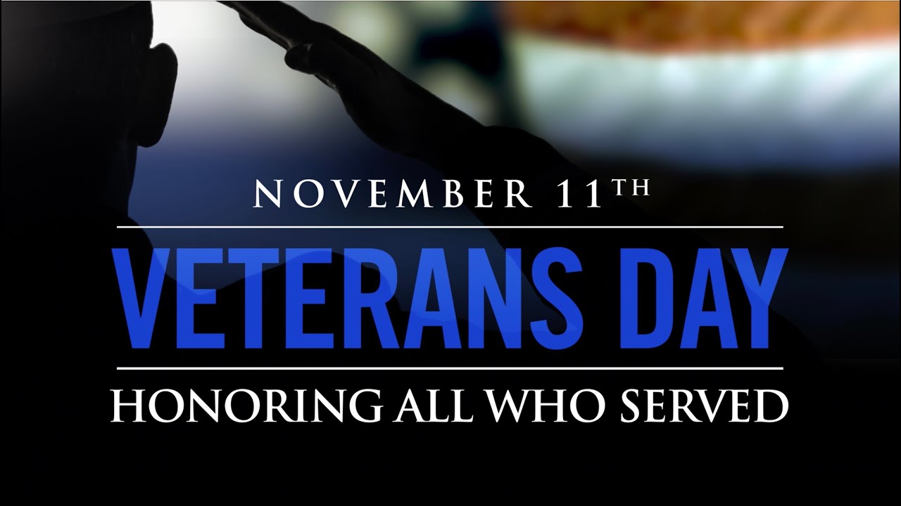 Veterans Day is a US Federal Holiday always celebrated on Nov. 11th.