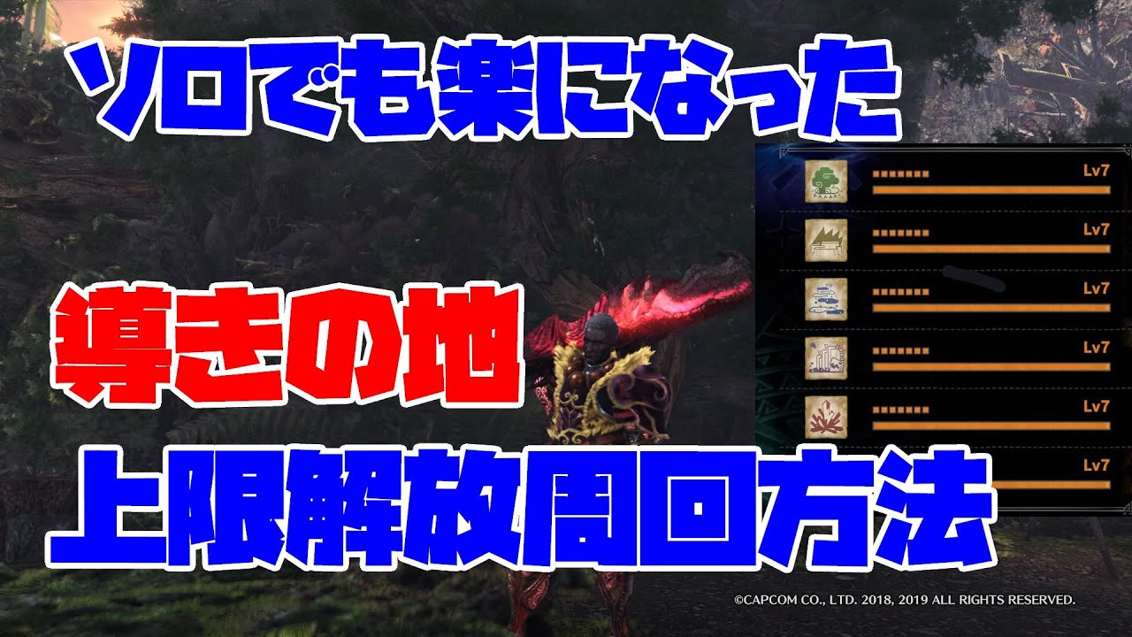 地 導き レベル の 合計 MHWIの導きの地の全地帯レベル7について質問なのですが、疑問
