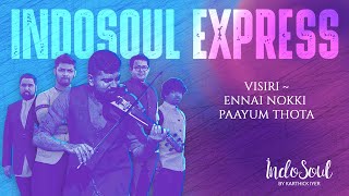 Video-Miniaturansicht von „Visiri - violin cover | Enai Noki Paayum Thota | Sid Sriram | Darbuka Siva | IndoSoul“