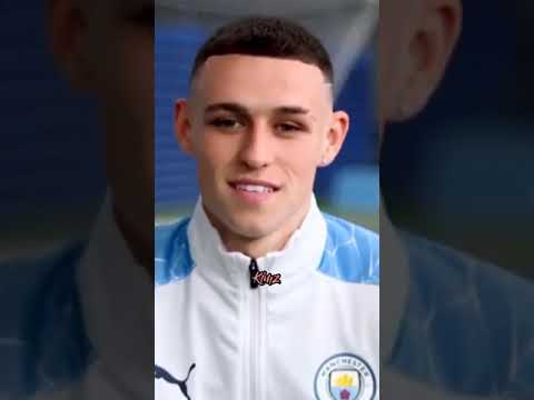 Phil Foden talking