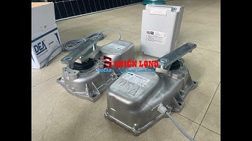 Mở hộp Motor Cổng âm sàn Dea Ghost 100 | Made in Italy