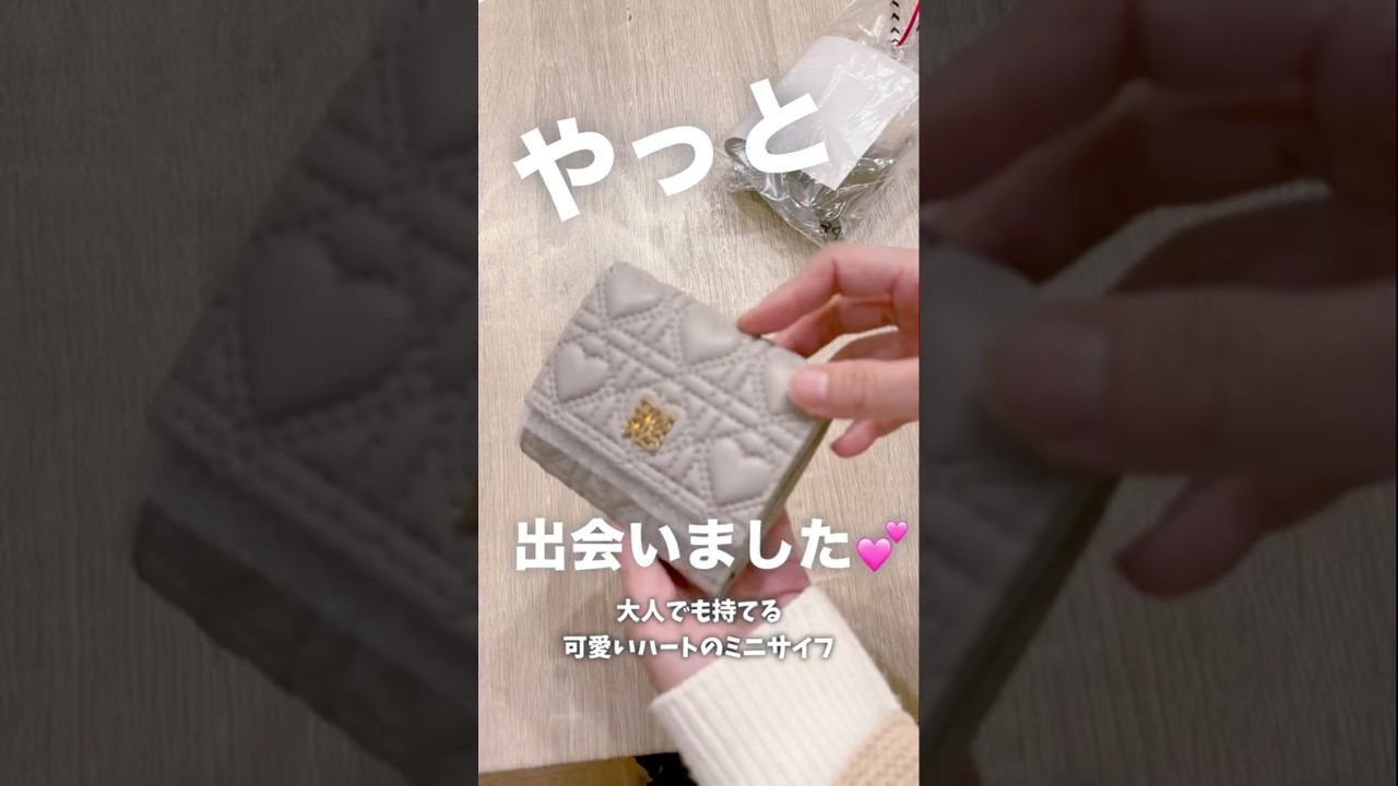 A housewife in her 40s' life [Cute and grown-up mini wallet 👛] I