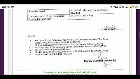 DELHI UNIVERSITY ACADEMIC CALENDAR FOR FRESHERS 2020-21 RELEASED|||FIRST YEAR|LINK IN DESCRIPTION||