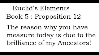 Euclid's Elements - Book 5: Proposition 12.
