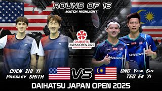 ONG Yew Sin /TEO Ee Yi vs CHEN ZHI YI /Presley SMITH | Japan Open 2025 Badminton