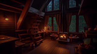 Cozy Rain | Cozy Cabin Retreat: Sleep, Relax, and Meditate with the Soothing Sound of Rain on Window