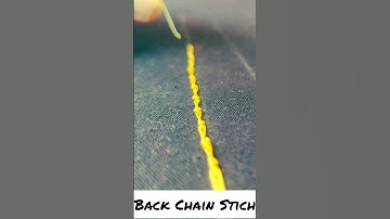 Aari Class Basic Stitches 💛 Back Chain Stitch Work 🖤#trending #shorts #shortsfeed