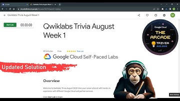 Qwiklabs Trivia August Week 1 | Qwiklabs Trivia August Week 1