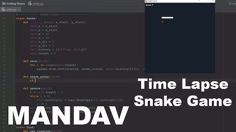 Time Lapse  - Snake Game