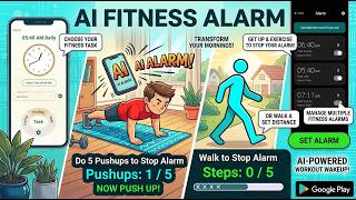Ai fitness alarm app screenshot 2