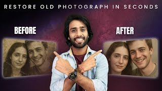 How to Restore Old and Damaged Photos with AI (FREE) | Gemini Nano Banana Tutorial 2025