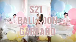 DIY BALLOON GARLAND- KIT REVIEW! THE BEST I BOUGHT ON AMAZON