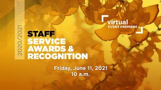 2020/2021 Staff Service Awards & Recognition