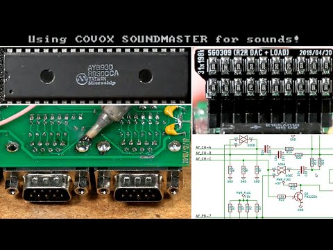 Видео: Реплика Covox Sound Master: дневник №2 (шумы, ЦАП, джойстики, разные AY)