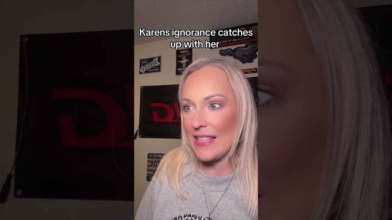 Karens ignorance catches up with her 🙌#storytime #restaurant #story #karen #pov 