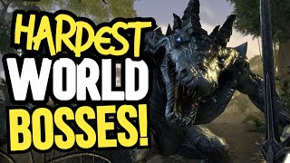 Top 10 HARDEST World Bosses In The Elder Scrolls Online! Can YOU Solo These Bosses