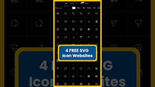 4 Free SVG Icon Websites you never heard of #graphicdesign