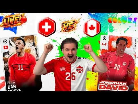 Switzerland vs Canada LIVE! | Sorare Colors World Cup 🔴⚽