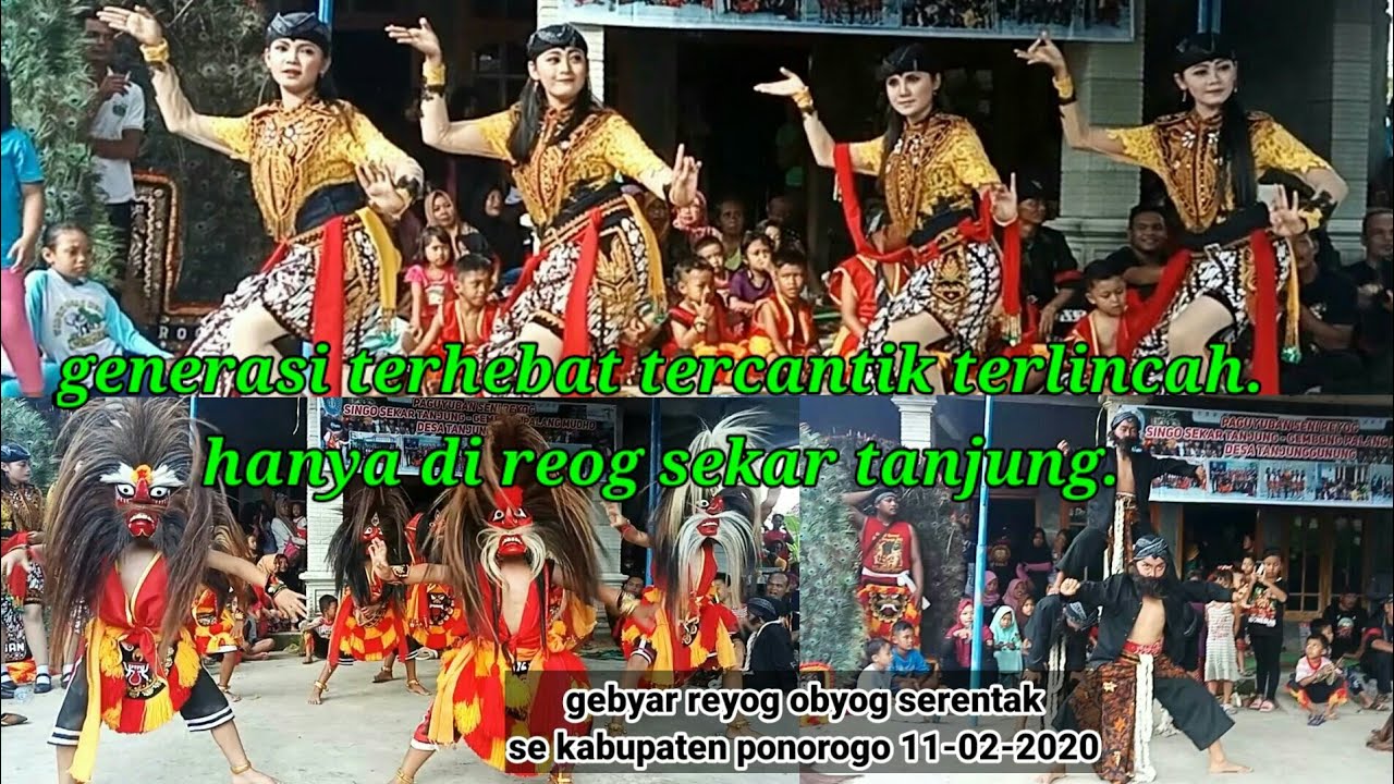 Gebyar reyog obyog serentak sekabupaten ponorogo 11 februari 2020.