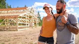 Her Dream Realized! 64x40 Barn Build & Important Addition Update