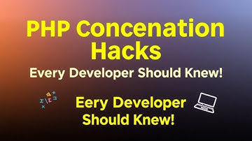 PHP Concatenation Hacks Every Developer Should Know! ⚡👨‍💻