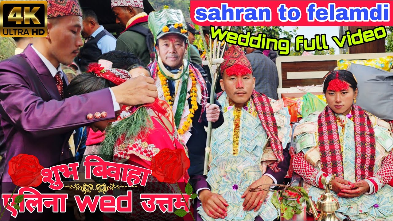 Magar Culture || Wedding Full Video || Eleena Wed's Uttam || Rupandehi Sahran To Palpa Felamdi || 4K