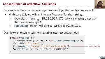 Hashing, Video 4   Hash Codes and the Pigeonhole Principle