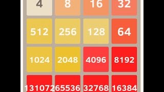 ¿Como llegar al cuadrado 2048?