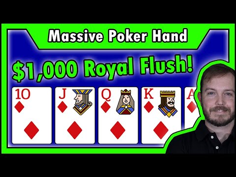Our $1,000 Royal Flush! FINALLY! • The Jackpot Gents