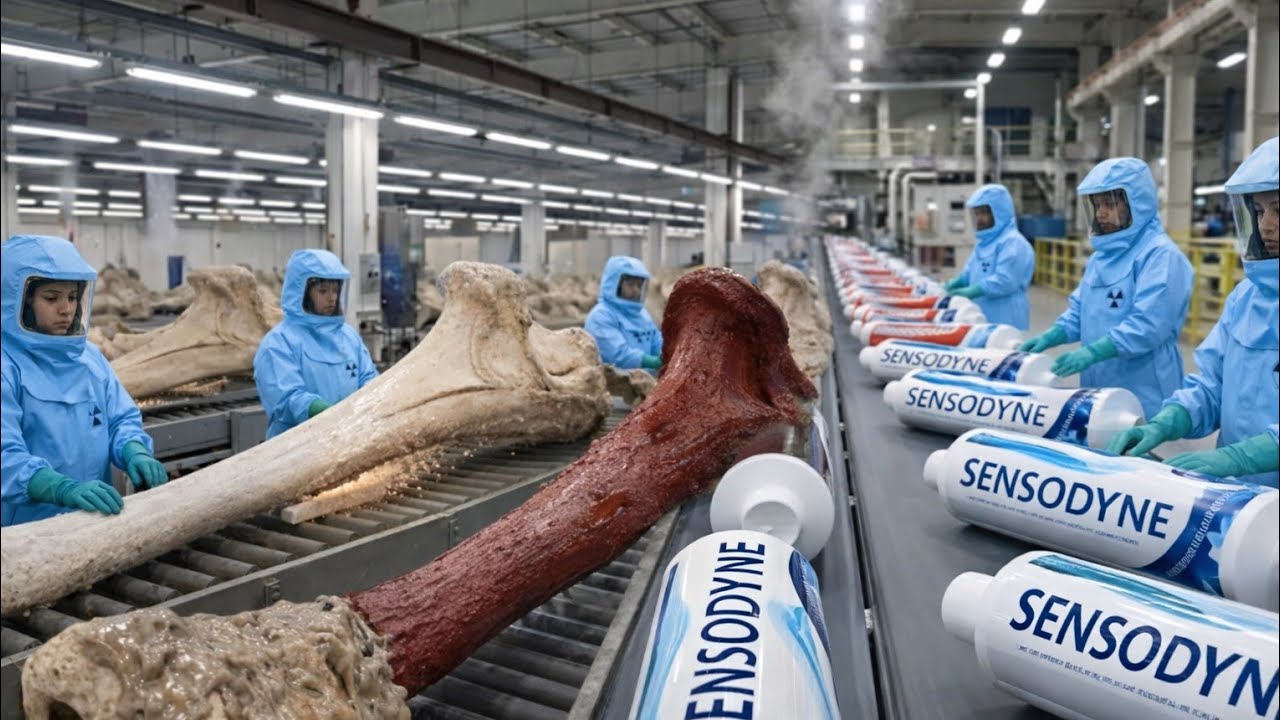 How Toothpaste Is Really Made | Colgate & Sensodyne Factory - YouTube