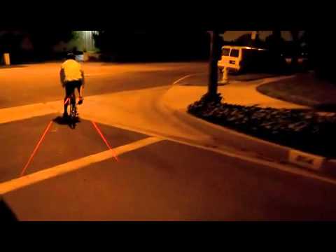 TheXfire.com - Bike Lane Laser Safety Lighting Systems