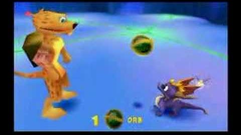 Spyro 2 Demo-Magma Cone Grab the Crystal Popcorn