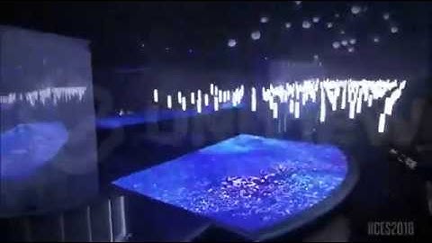 Uniview interactive floor video——CES2018