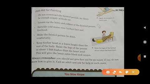 Science class-4 lesson -8(Keeping safe )