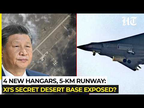 4 New Hangars, 5-Km Runway: What Is Xi Testing At His Secret Desert Base Hidden From Trump’s Eyes?