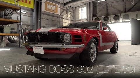 【CSR2】MUSTANG BOSS 302 (ELITE 50) • tune & shift • 11.551