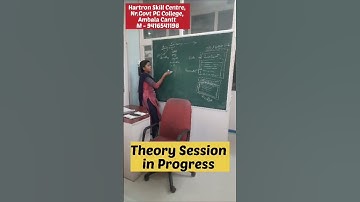 Theory and Practical Session Hartron Skill Centre,Nr Govt PG College, Ambala Cantt #trendingshorts