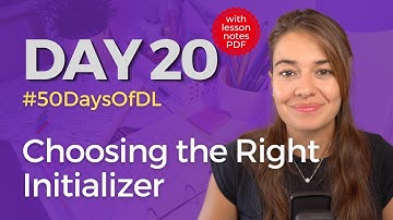 How to Choose the Correct Initializer for your Neural Network