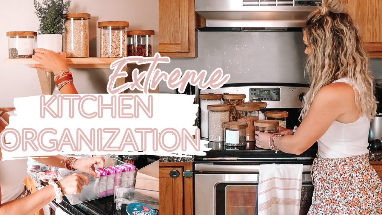 *NEW* EXTREME KITCHEN ORGANIZATION| SMALL PANTRY, FRIDGE & FOOD STORAGE IDEAS| Tres Chic Mama