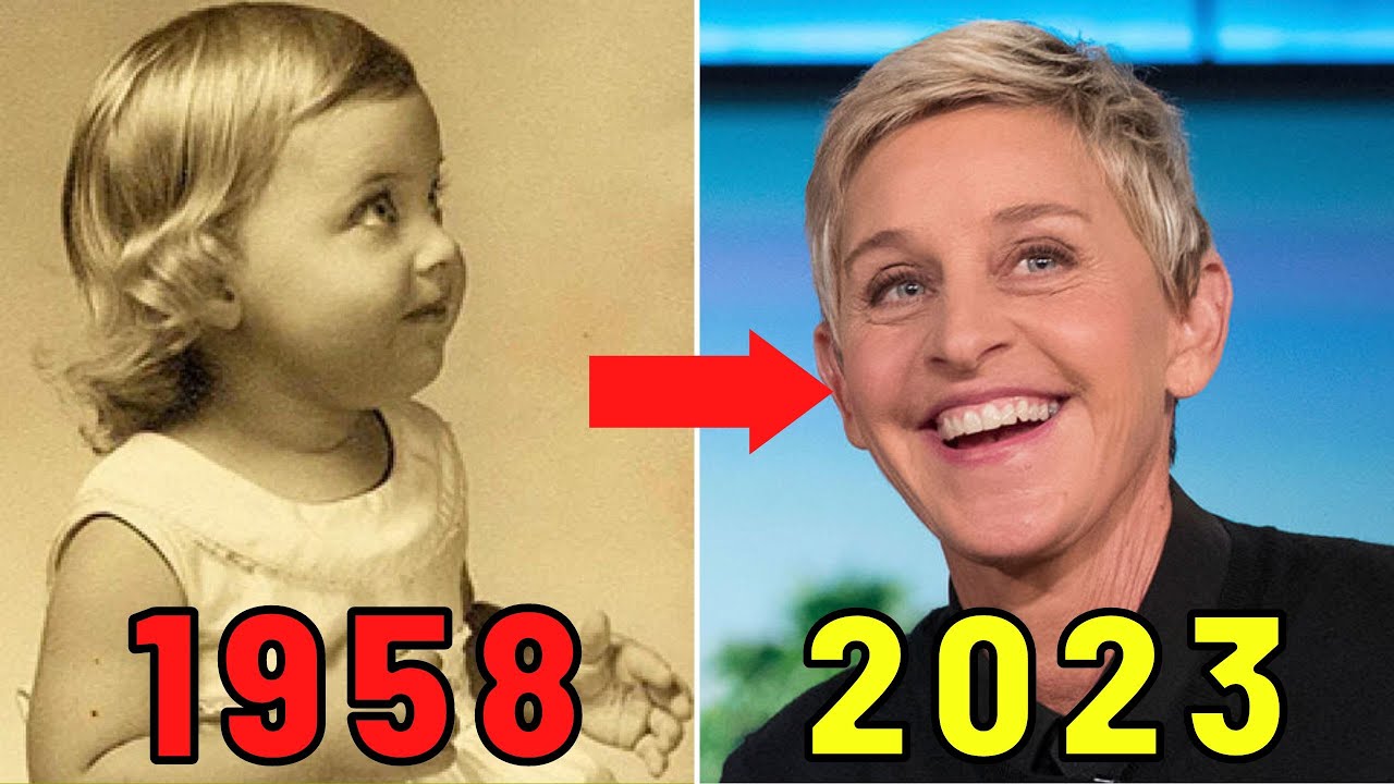 Evolution of Ellen DeGeneres | 1958 - 2023