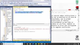 Transaccion y Rollback en SQL Server - Administracion de Bases de datos
